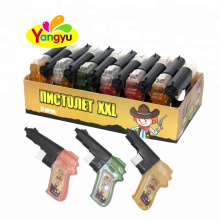 Promotional Gun Shape Sour Spray Liquid Candy